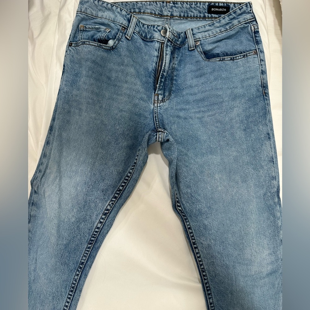 Bonobos Classic Blue Jeans. 33x 30 slim